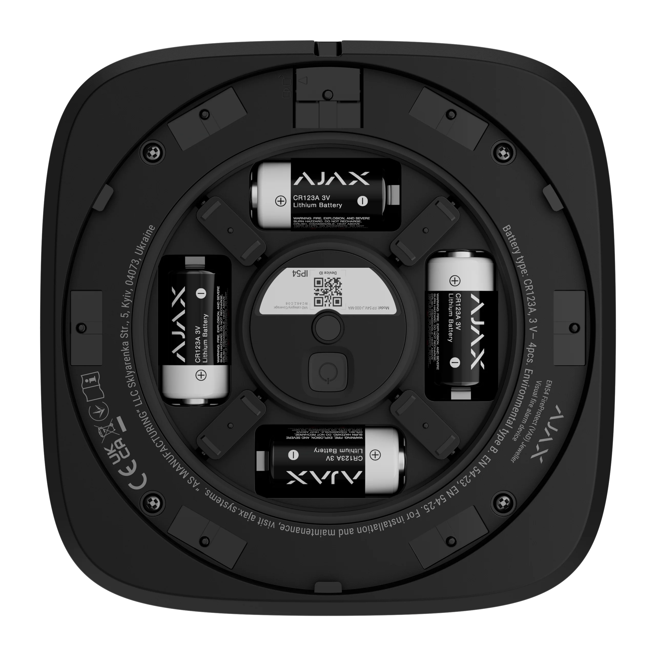 Ajax EN54 FireProtect VAD Beacon - Black (AJA-118606) - Image 3