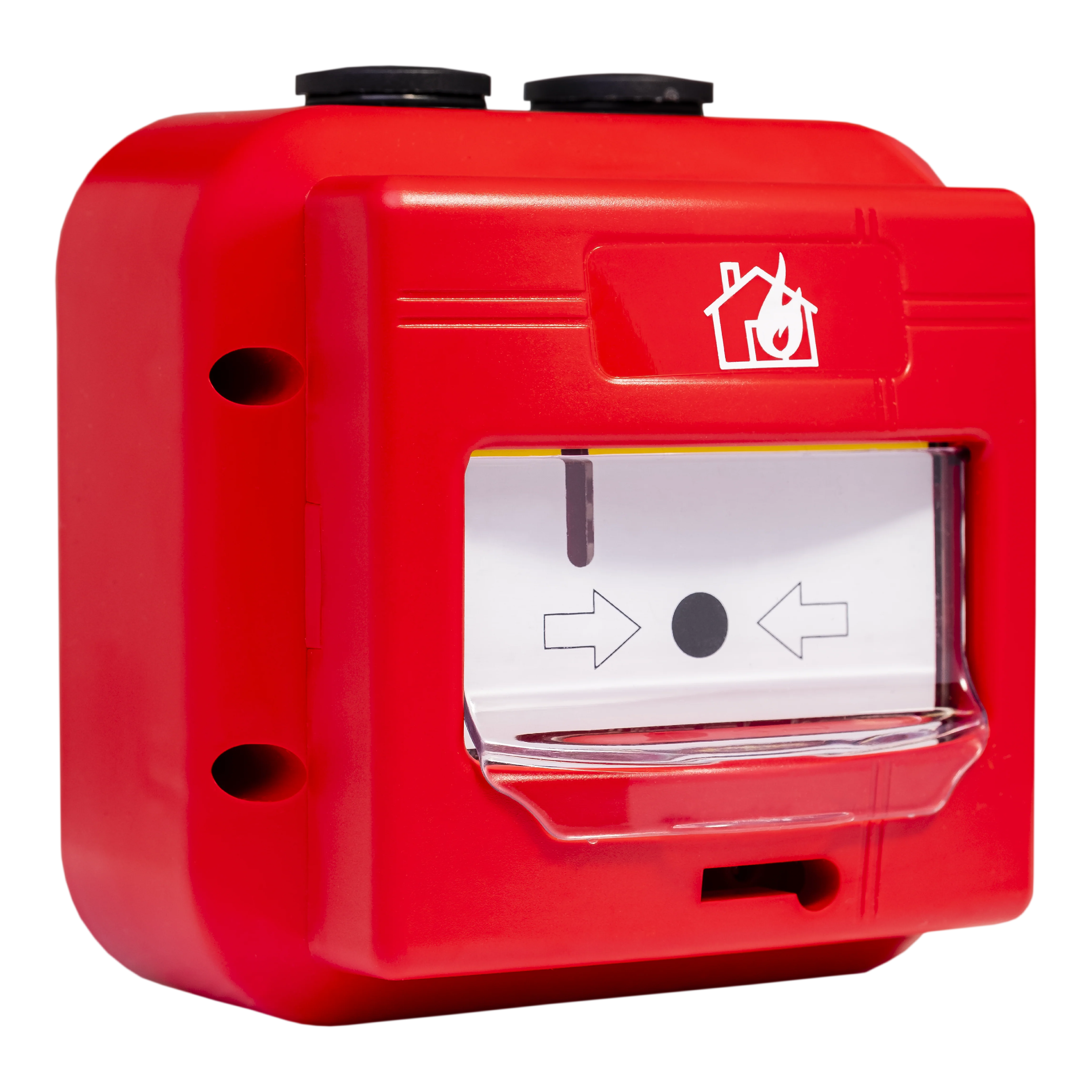 Global Fire GFE Addressable Manual Call Point with Isolator IP67 & Cover – (GFE-MCPE-AI-IP67)