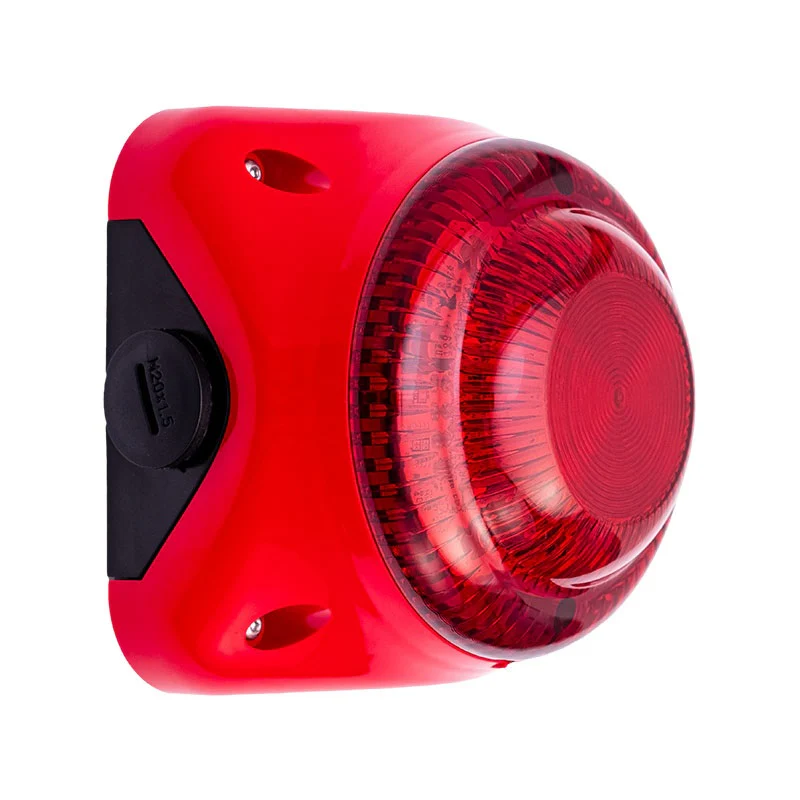 Global Fire Valkyrie Addressable Wall Mount Beacon with Isolator IP65 (Red) – VALKYRIE-ABI-IP65