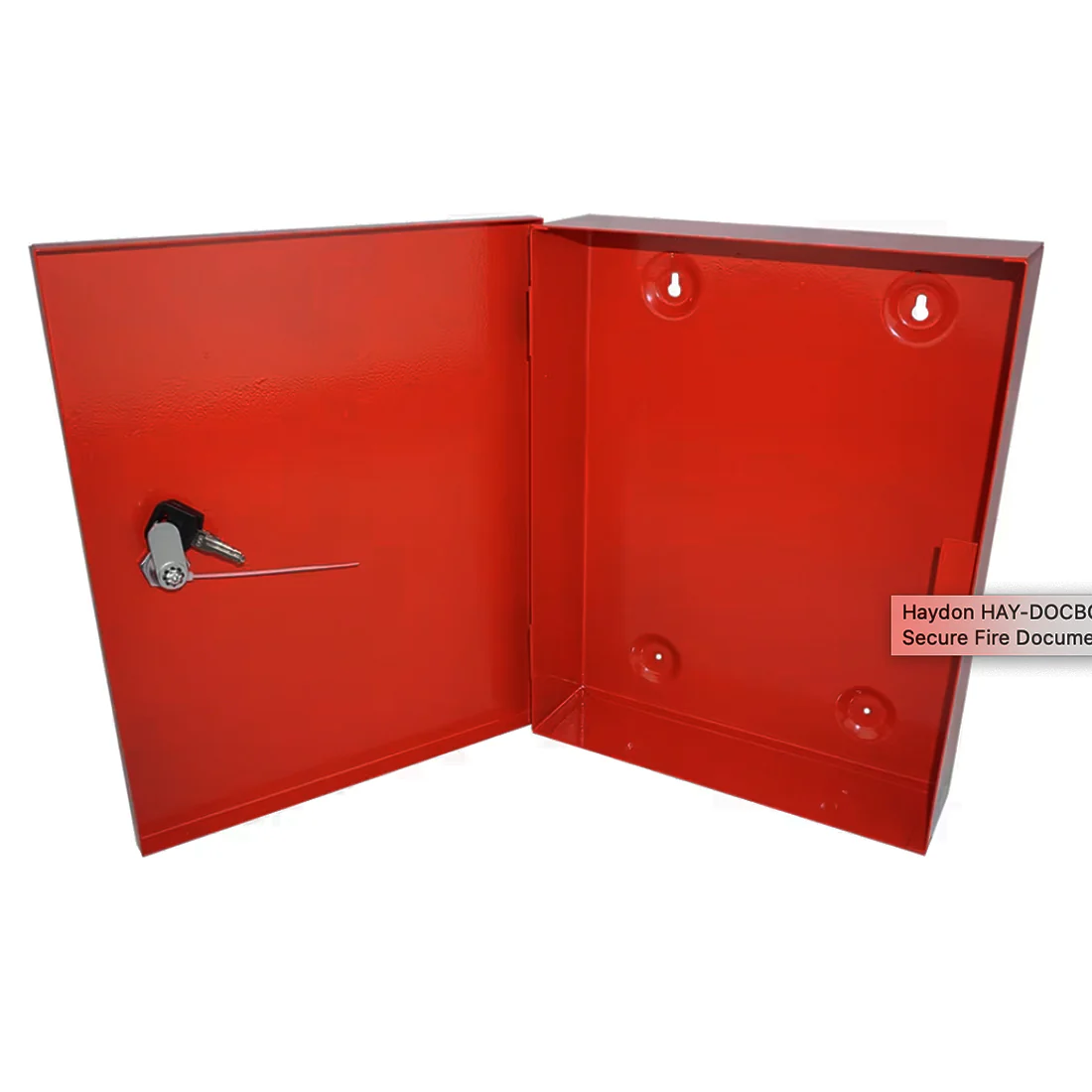 Haydon A4 Metal Document Box for Fire Safety Documents(HAY-DOCBOX-FR) - Image 3