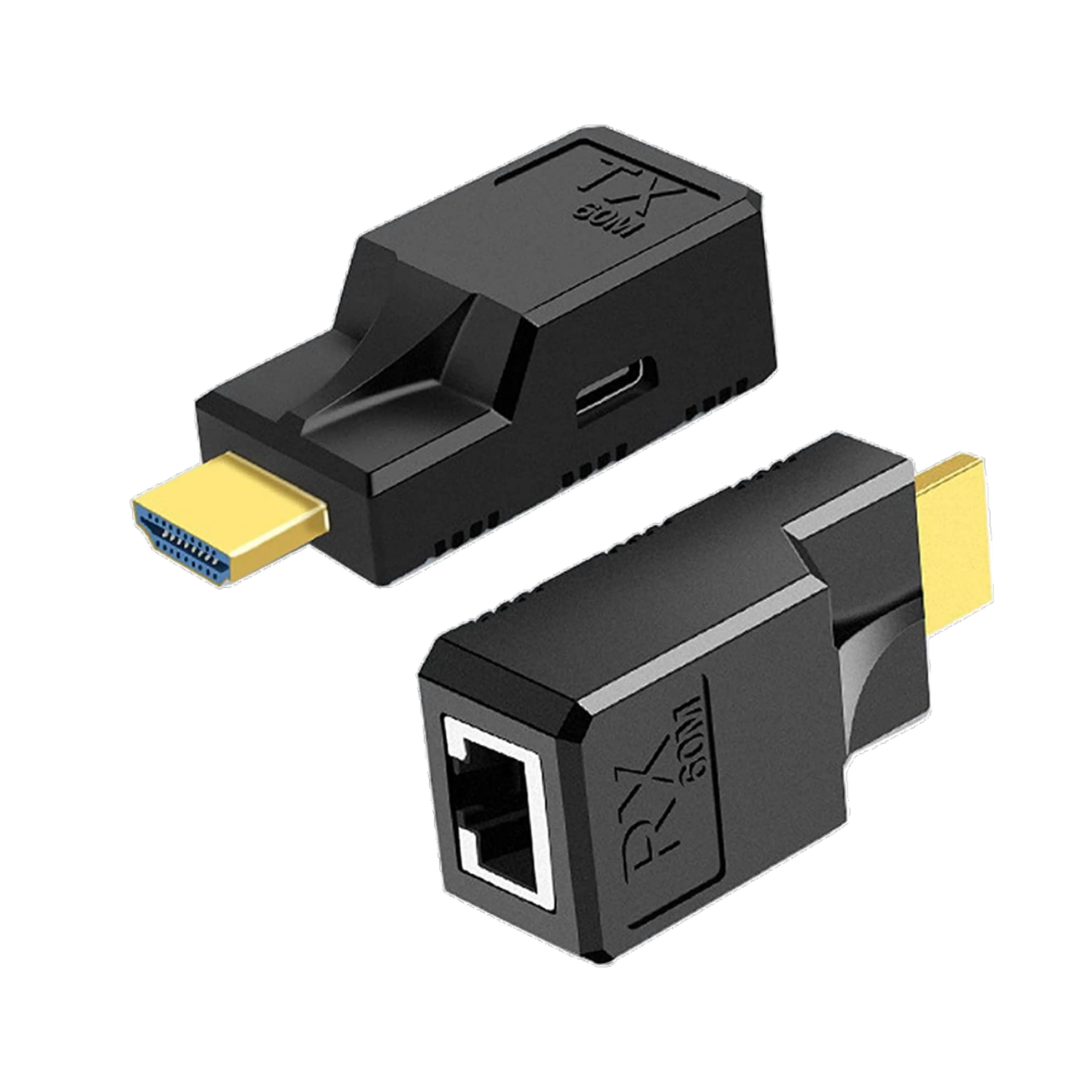 HDMI Extender Over CAT5/6 with USB-C Power – HDMI-EXT-STD-60M