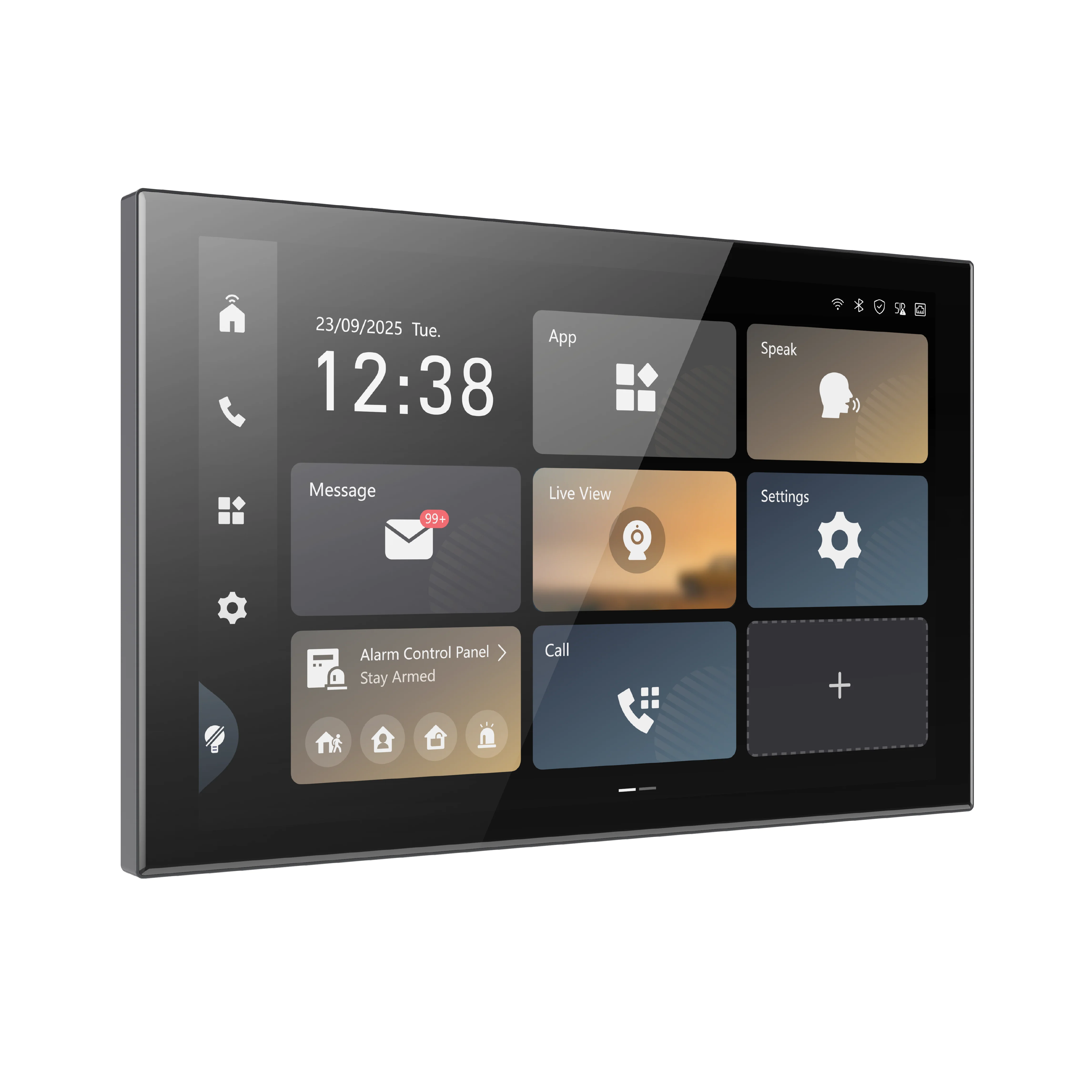 Hikvision IP Intercom 9 Series 10" Android Touch Screen Intercom Monitor (DS-KH9570-WTE1/S) - Image 2