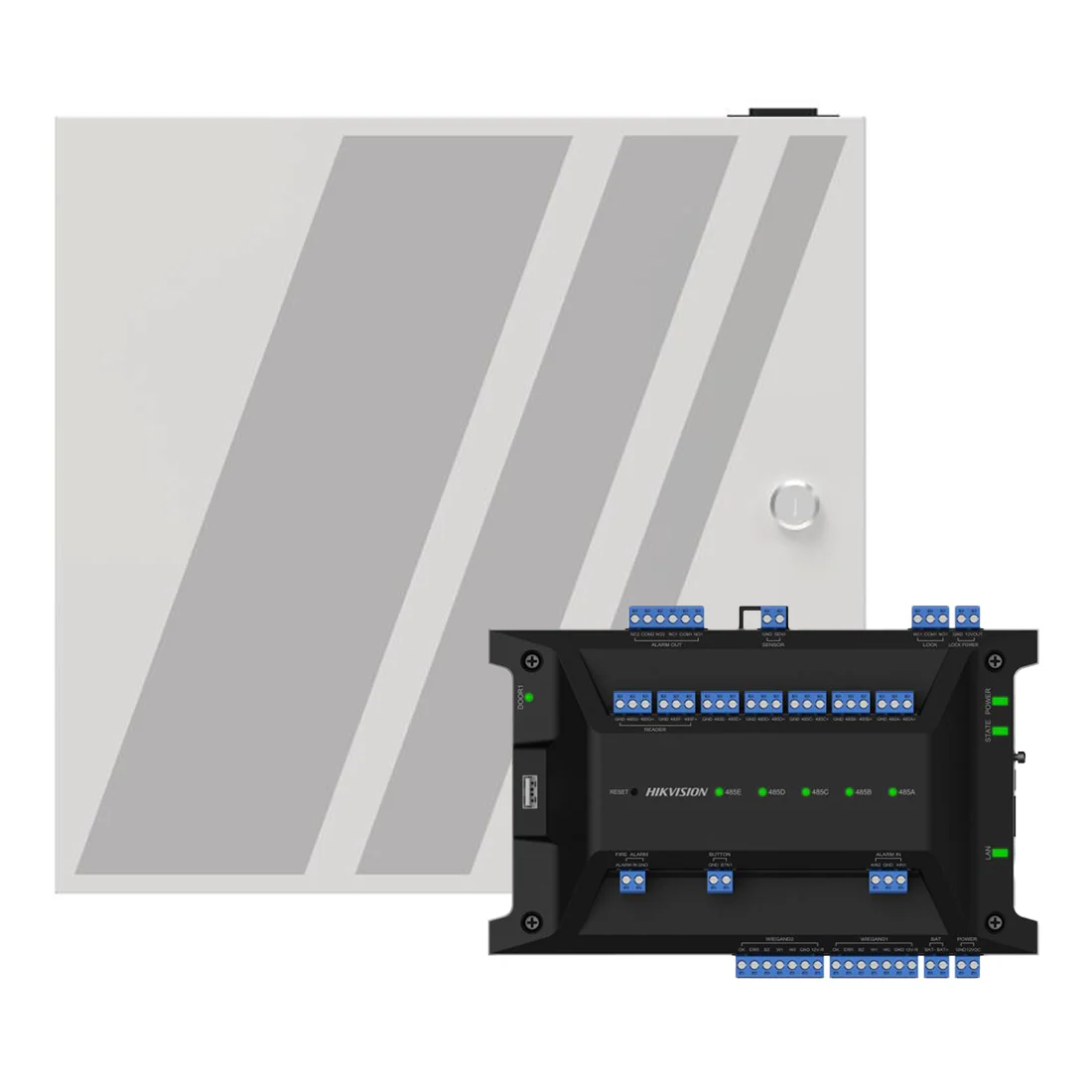 Hikvision Ultra 2 Door Access Controller with Metal Case and PSU (DS-K2702X)