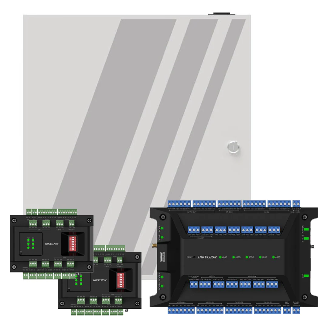 Hikvision Ultra 8 Door Access Controller with Metal Case & PSU (DS-K2708X)