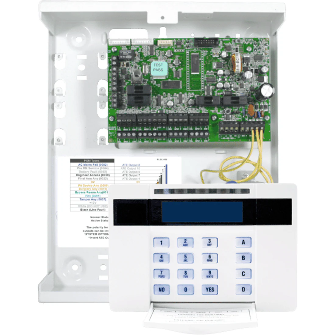 Pyronix Euro 76 Small with Prox LCD Keypad (EURO76/S-UK)