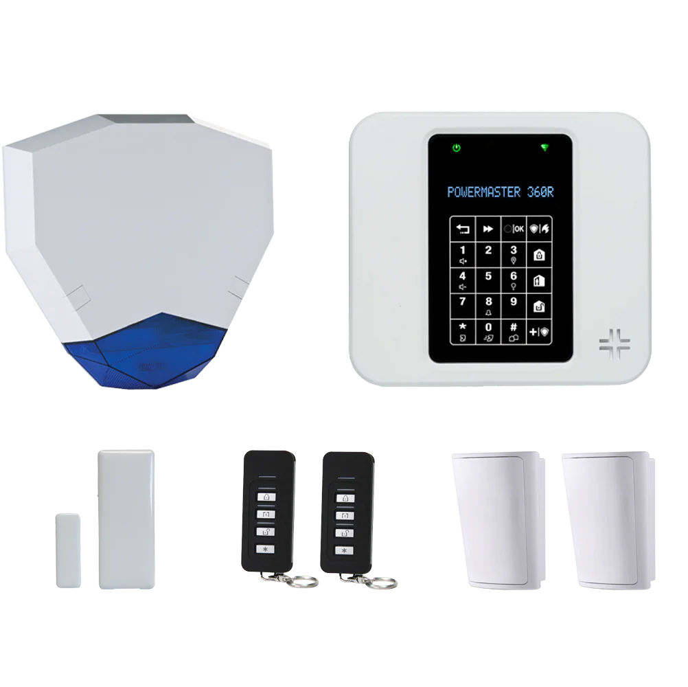 Visonic PG2 PowerMaster 360R HEX Wireless Alarm Kit - WiFi/Lan/GSM (PM360R-HEX-KIT)